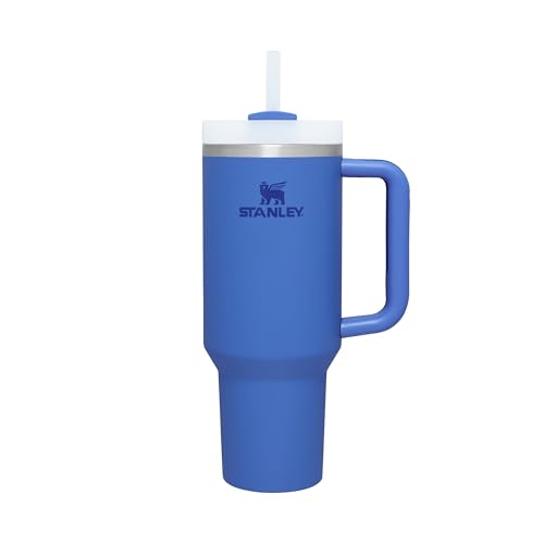 STANLEY Quencher H2.0 FlowState Mug Isotherme avec Paille 1.2L - Froid Pendant 11 Heures - Glacé Pendant 48 Heures - Thermos Lavable au Lave-Vaisselle - Gourde Inox Sans BPA - Iris