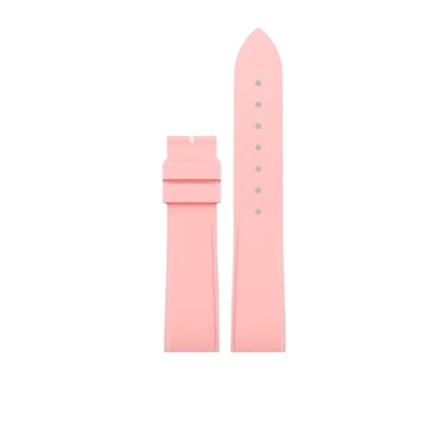 Bracelet FKM Cartier Santos Dumont en caoutchouc rose élégant