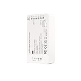 Ericsity WLED LED Light Strip Controller, Addressable LED Controller RGB RGBW WS2812B SK6812 WS2811 TM1814 WS2813 WS2815 5-24V WiFi APP Control Over 100 Dynamic Lighting Modes DIY ESP8266