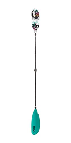 Image of Pelican Symbiosa Kayak Paddle - Adjustable Fiberglass Shaft with Nylon Blades - Lightweight - 90.5in 240cm to 98.5in 250cm