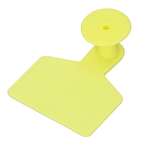 Etiqueta de Orelha Em Branco Amarelo para Bezerros Em Branco Gado Etiqueta de Orelha Material Duráve