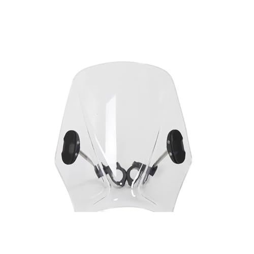 Spoiler extension pare-brise moto cruiser finition aluminium et acrylique haute densité