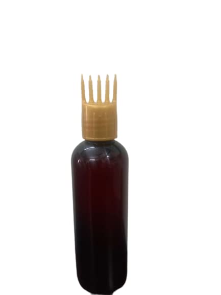 Bry Bottles - Empty100ml Boston Amber Bottle with Golden Comb Applicator (100ml, Clear - Transparent, 12)-image-13