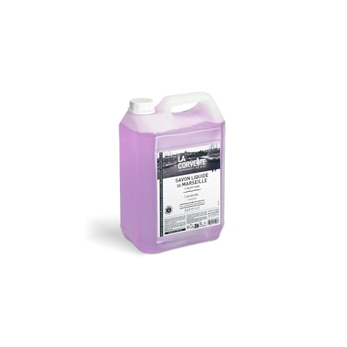 La Corvette – Jabón Líquido de Marsella Lavanda – 5L – 96% Ingredientes de Origen Natural – Extra Suave – Formato Económico