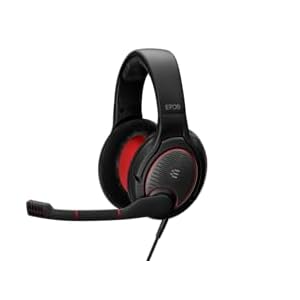 EPOS Game ONE Gaming Headset – Open Acoustic, Noise-Canceling Mic, Flip-to-Mute, XXL Plush Velvet Ear Pads, PC/Mac/Xbox/PS4/Switch/Smartphone Compatible – Black