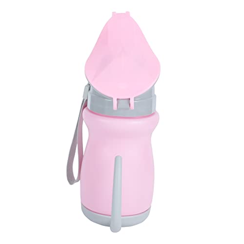 KOMBIUDA 1個 携帯便器 用トイレ バケツ トイレライナー シート ポータブルトイレ 尿 カーズ 用非常用トイレ 便器ボトル 車用小便器 素敵な便器 車のトイレ pp ピンク