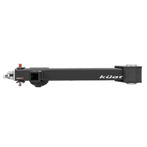 KUAT Pivot XD Heavy-Duty Swing Away Hitch | Steel Construction 350 lb Load Capacity 90 and 120 Degree Passenger Side Access Hitch for Bike Racks & Cargo Carriers