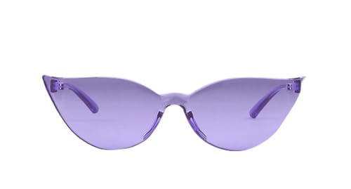 Lunettes de soleil oeil de chat sans cadre pour effacer la fatigue