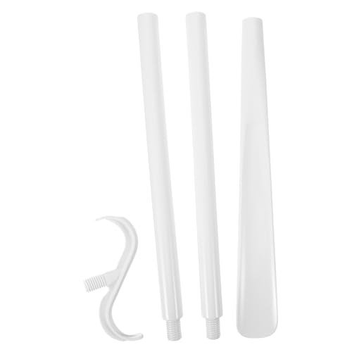 HAPINARY Dressing and Sock Wearer Shoe Lifting Tool Sock Helpers Detachable Shoe Lifter The Disabled Supply Long Shoehorn Detachable Dressing Stick Shoe Stick Helper Shoe Horn Abs White