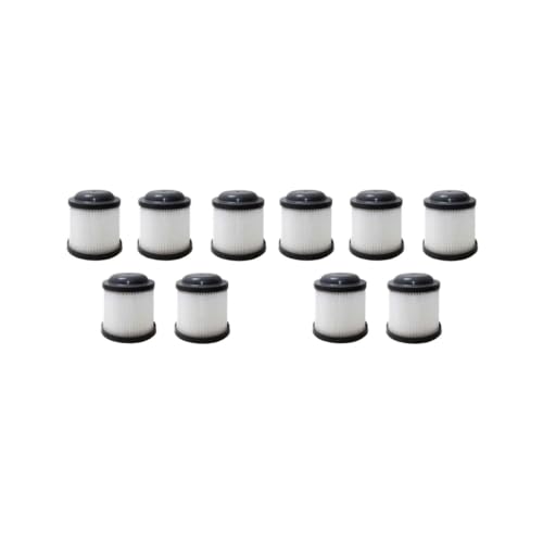 Filtro para Black Decker PHV1210 ideal para la limpieza diaria del coche y hogar, 10 uds