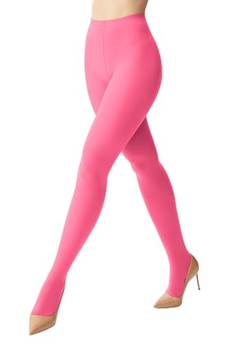 Image of leg elegant Women's 80 Den Microfiber Soft Opaque Tights Pantyhose