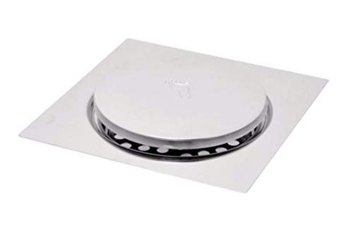 Ralo Inteligente P/Piso Em Inox Modelo Click 10x10cm