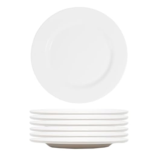 Prato Raso Melamina Kit 6 Pratos Branco Redondo Servir Mesa Restaurante Buffet tipo acrílico Resistente Pratos Jantar 27 cm Jogo Prato raso Moderno Melanina Basic Gourmet Prato Melamine Refeição Hotel