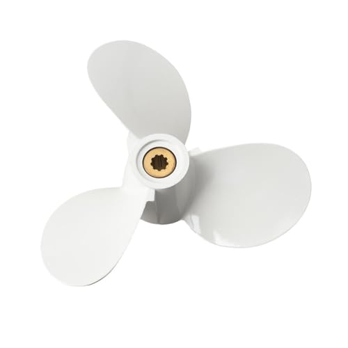 Hélice hors-bord 3 pales en aluminium pour réduire la cavitation et optimiser les moteurs 4-6 CV