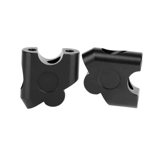 Adaptateur de montage de guidon de moto universel 22 mm blanc surélevé - 4
