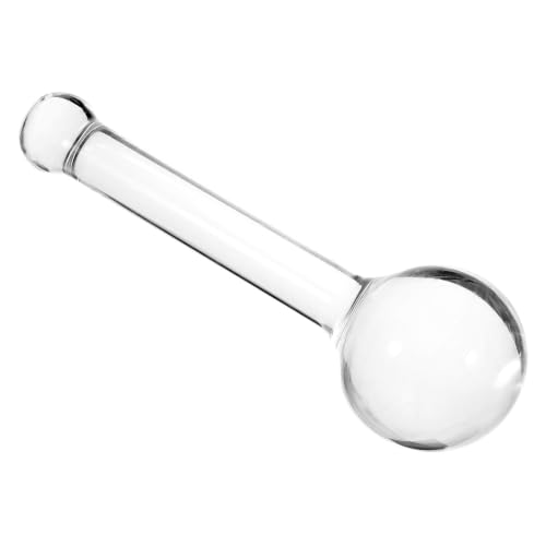 Mortero de cristal ergonómico SEWACC machacador multiusos resistente al calor