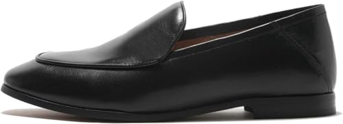 Image of Women's Cow Leather Slip On Loafers Metal Decoration Flat Mules