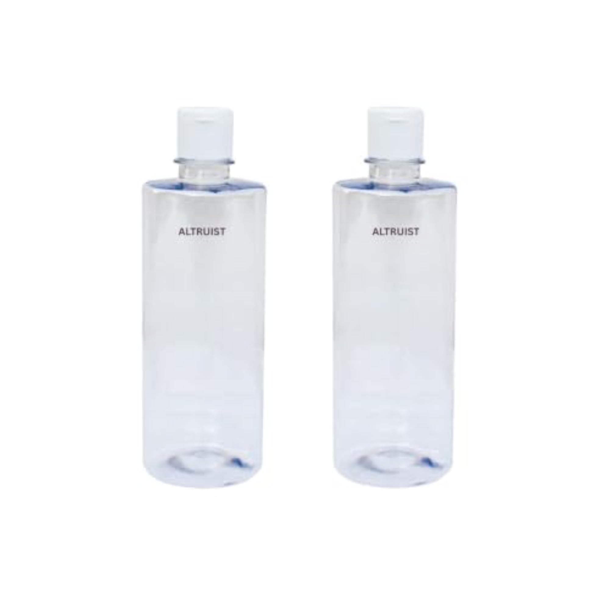 Empty Clear Plastic Sample Bottle Pack of 2