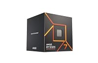 AMD Ryzen 7 7700 Prozessor (radeon intergrierte graphics, 8 Kerne/16 Threads, 65W TDP, AM5 Sockel,40MB Cache, Bis zu 5.3 GHz max boost, Wraith prism Kühler) – Ansicht 3