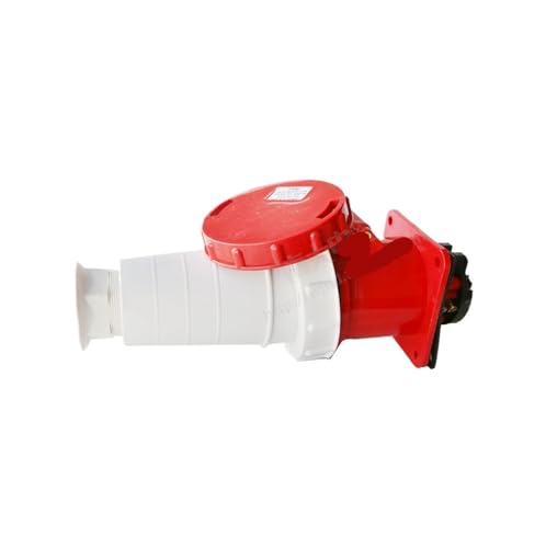 Prise industrielle femelle encastrée 5 broches 125A IP67 pour câblage électrique renforcé