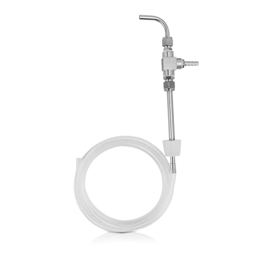 DOUDOUSUN Brewing Accessories Newest Pressure Beer Transfer Kit,Closed Loop Transfer System,Carboy to Corny Keg Transfering Pole for Beer Wine Brewing Accessories(A)