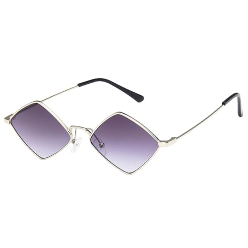 Lunettes de soleil polygonales femmes pour affiner le visage