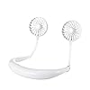 HAOSHAN USB Outdoor Sports Mini Double Head Hanging Hals Ventilator Draagbare Leafless Kleine Ventilator Hanging Neck…