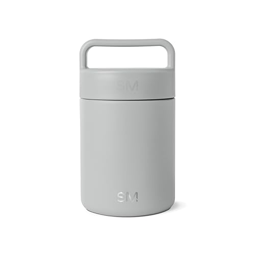 Image of Simple Modern Food Jar for Hot Food | Reusable Stainless Steel Vacuum Insulated Leak Proof Lunch Storage for Smoothie Bowl, Soup, Oatmeal | Provision Collection | 12oz | Ice Gray