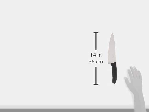 Image of Victorinox Swiss Classic Knife Block - Kitchen Knife Set with Block for Home Essentials - Includes Chef's Knife, Bread Knife, Honing Steel & Pocket Knife - Black Handles, 7-Piece Set