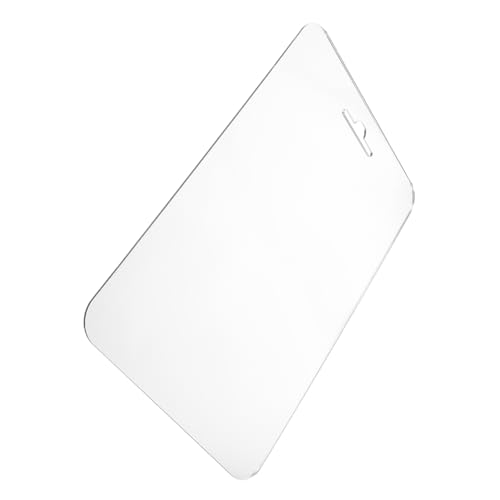 BIUDECO Large View Acrylic Makeup Mirror Led Mirror Makeup Unbreakable Shower Mirror Portable Camping Vanity Mirror for Men's Shaving