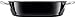 Silit Roasting Pan Uncoated Ø 28cm Black Professional Made in Germany Inside Scale Pouring Rim Stainless Steel Handle Silargan® Functional Ceramic Suitable for Induction Hobs Dishwasher-Safe