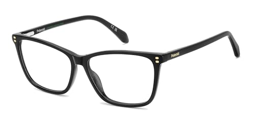 Gafas de vista Polaroid PLD D607 montura mujer negra rectangular 54