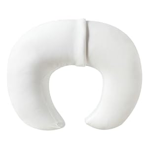 Nursing Pillow, Plus Size Ergonomic Essentials Breastfeeding Bottle Feeding Pillow Original Support for Baby Boys and Girls, with Removable Soft Cotton Nursing Pillow Cover (Cloud)