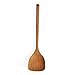 NA Pelle à wok en bois naturel fait à la main antiadhésive pour cuisine