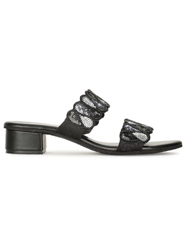 Image of Marie Claire LOLA Block Mule E Women Mule Sandals in Brown
