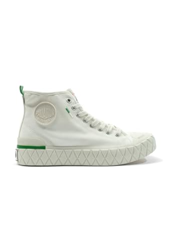 Image of Palladium Unisex Palla Ace Mid Organic Canvas Lace Up Sneaker