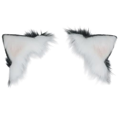 Diademas de orejas de lobo recargables para evitar accesorios caídos en cosplay