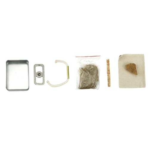 Kit para hacer fuego con cuerda de algodón y encendedor rápido de camping 2