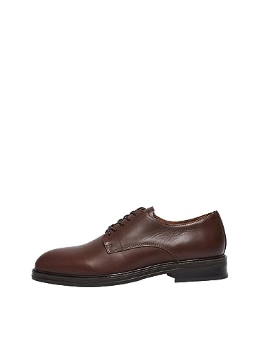Image of SELECTED HOMME Men's Slhblake Leather Derby Shoe B Noos