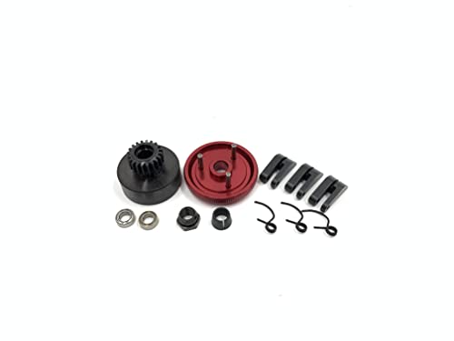 Amr-Pipe 1/12 Scale Rc Engine Parts Flywheel/Clutch Set/Shoes/Bell Set With Exhaust Tuned Pipe Set For Amr Introduces Gears 10 – 1/12 Scale Nitro Buggy Big Squid Rc – Rc Car #TOP2