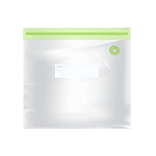 10 bolsas reutilizables Aura Fresh para envasar alimentos al vacío, Tamaño XS (22x21cm), cierre zip