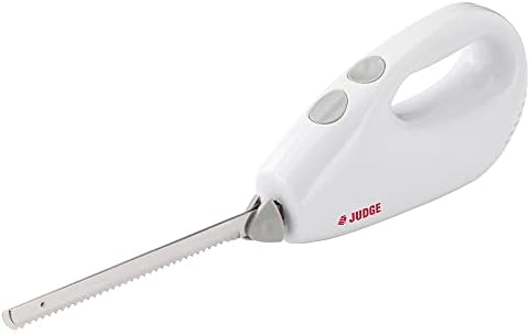 Judge JEA76 Electric Carving Knife, Bread Cutter & Meat Slicer, Ergonomic Handle, Dishwasher Safe Blades 180W  2 Year Guarantee
