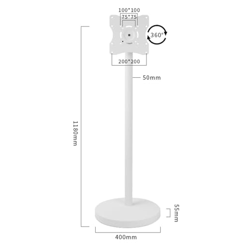 Soporte móvil para TV de 24-46 pulgadas con ruedas miniatura 2