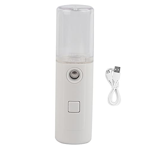 Kikumi Rociador de Agua con Luz Facial Cara 16 × 4 × 4 30 Ml Tamaño USB Atomización en Aerosol Rociador de Niebla Hidratante para la Cara Chunyang Rociador Facial Niebla Refrescante