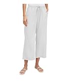 Splendid Women's Angie Crop Wide Leg Pants, White, X-Large
