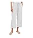 Splendid Women's Angie Crop Wide Leg Pants, White, X-Large