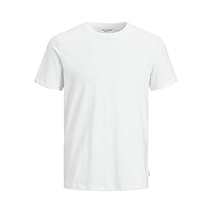 JACK & JONES Male T-Shirt Einfarbig Rundhals T-Shirt