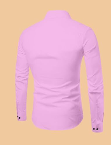 Image of Combo of Men Cotton Polyester Blend Regular Fit Striped Full Sleeve Casual Shirt Pack of 2