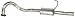 Bosal 171-555 Rear Silencer