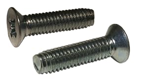 M3-0.5 x 12mm Trilobe Thread Forming Screws for Metal/Pozi/Flat Head/Steel/Zinc / DIN7500M (300 pcs)